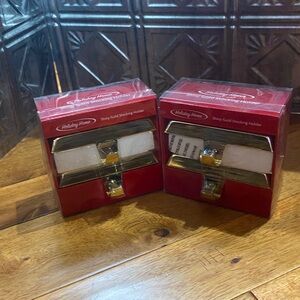 NWT Shiny Gold Stocking Holders